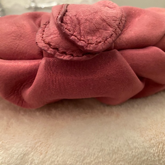 This is a NWT shimmery pink leather shoulder bag by Corso Como Crossbody Purse - Picture 8 of 11